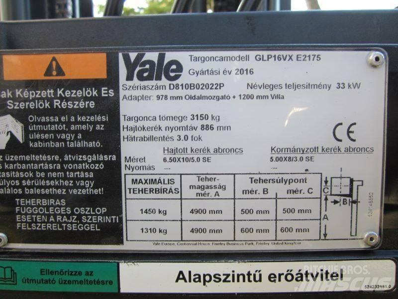 Yale GLP 16 VX LPG vozíky
