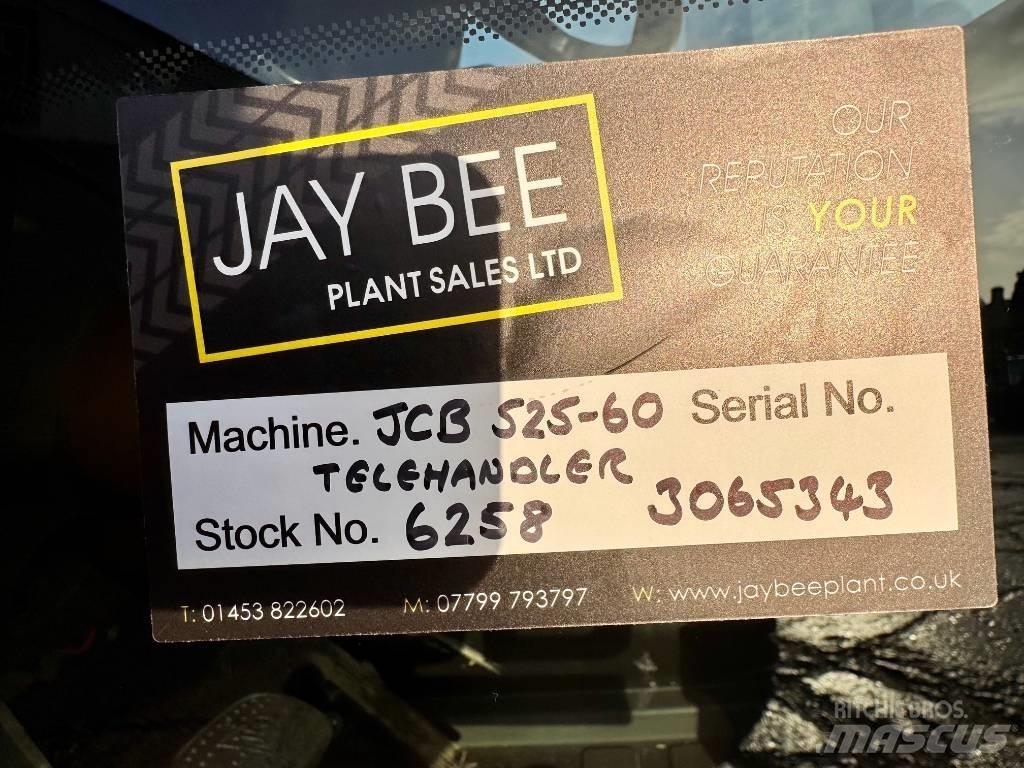 JCB 525-60 Teleskopické manipulátory