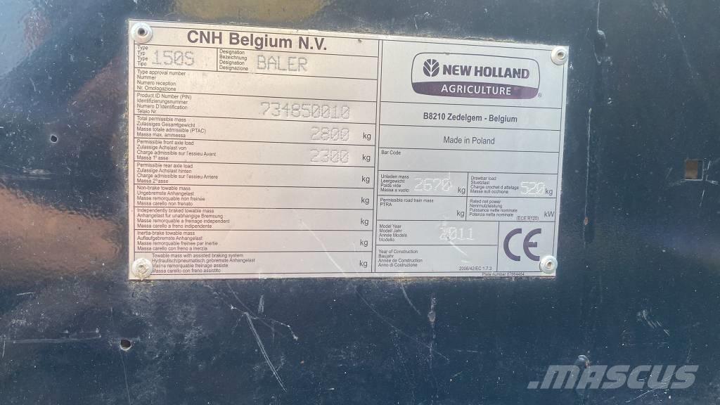 New Holland BR 7060 Lis na válcové balíky