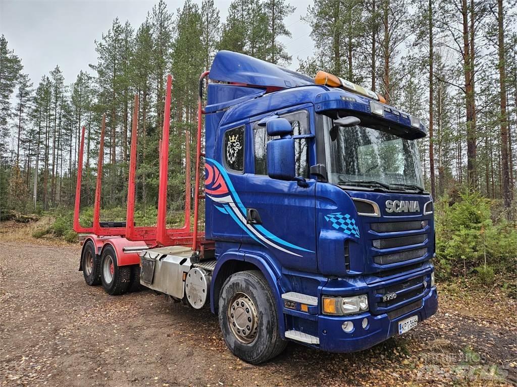 Scania R 730 Vozy na přepravu kmenů