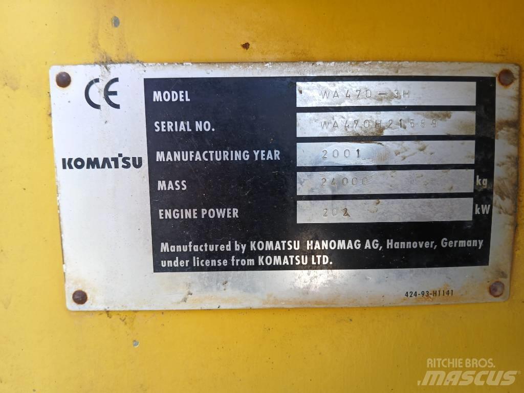 Komatsu WA 470-3H Kolové nakladače