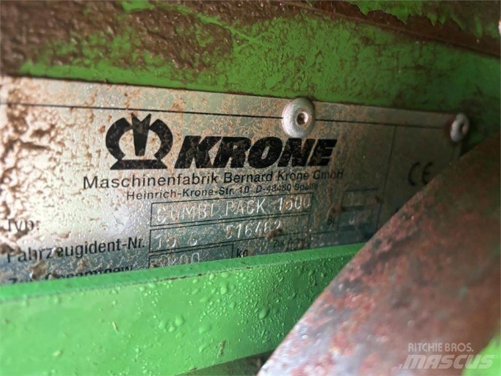 Krone CP 1500 MC Lis na válcové balíky