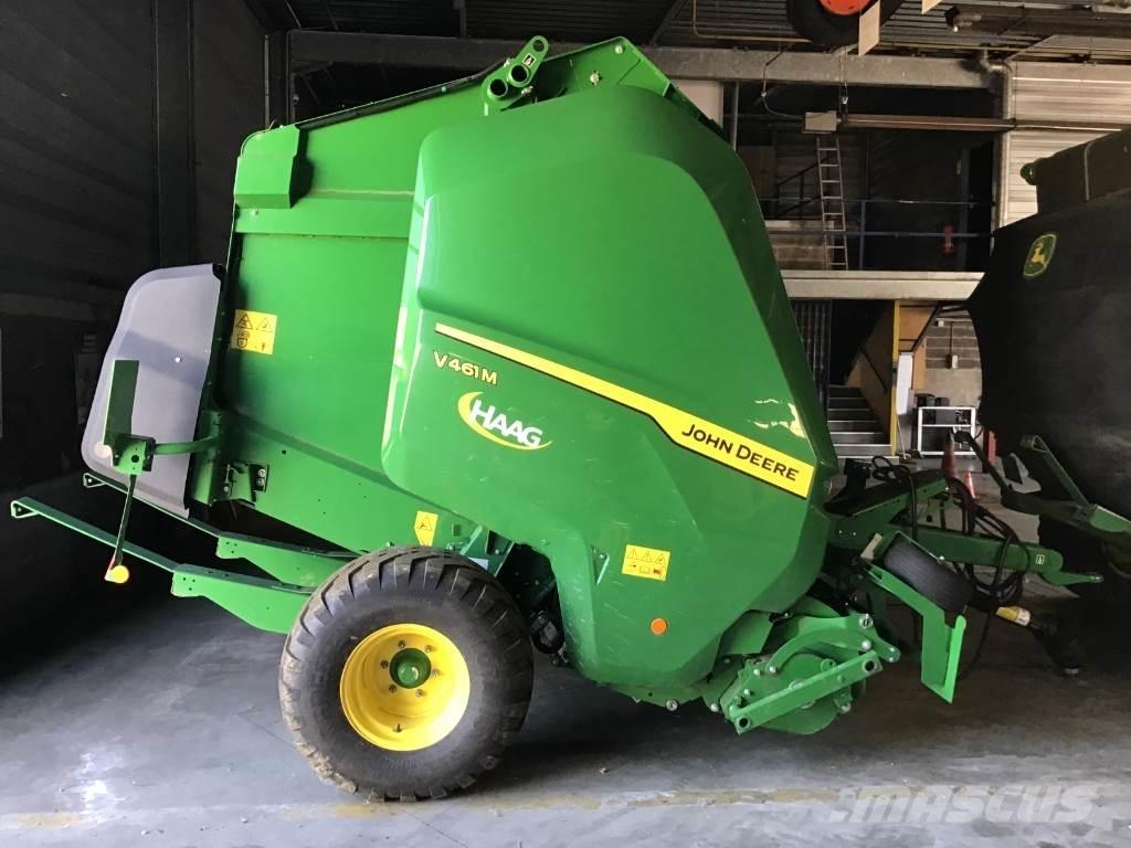 John Deere V461M Lis na válcové balíky