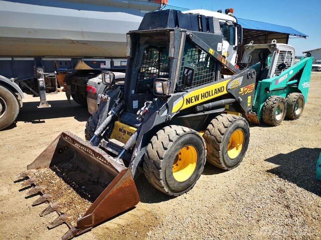 New Holland L 175 Smykem řízené nakladače