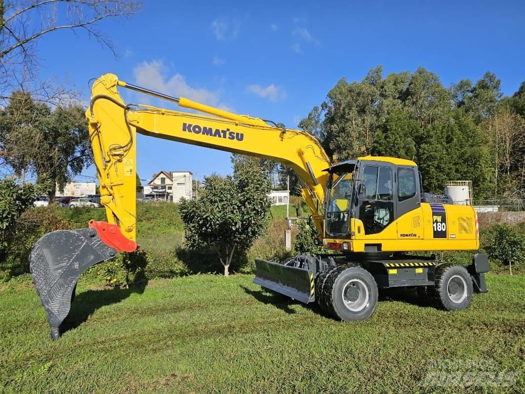 Komatsu PW 180-7 Kolová rýpadla