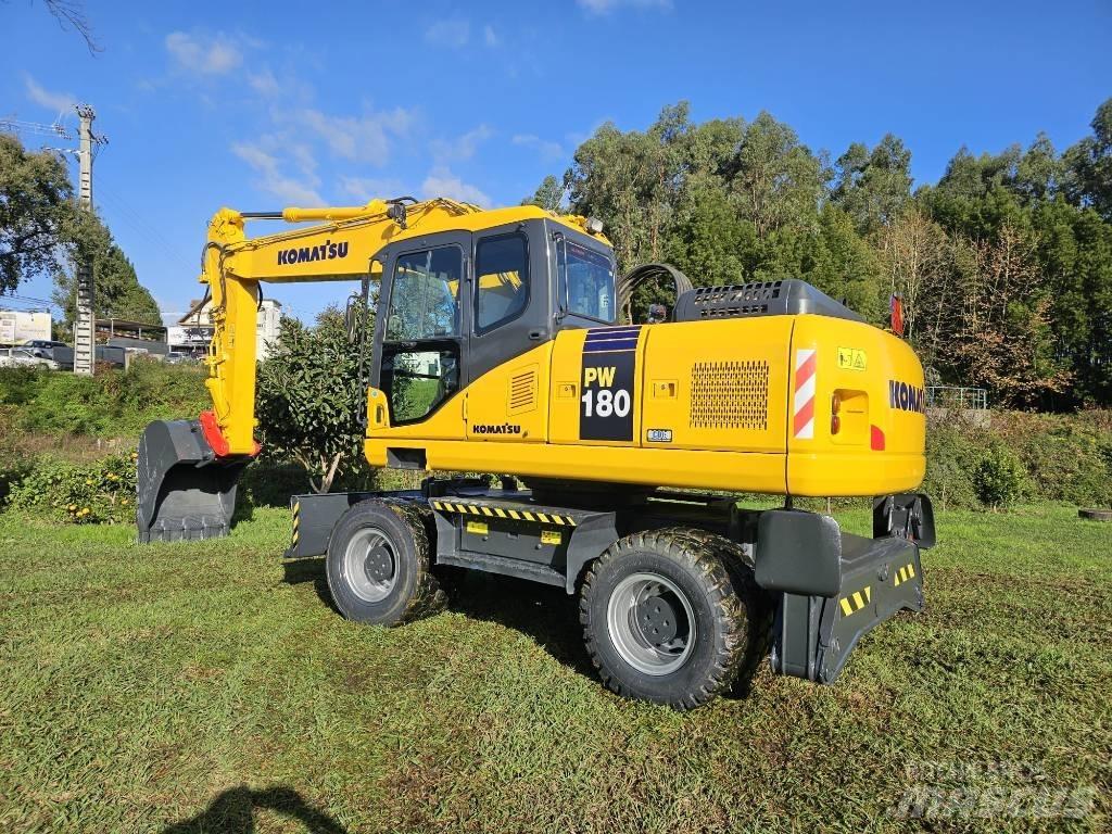 Komatsu PW 180-7 Kolová rýpadla