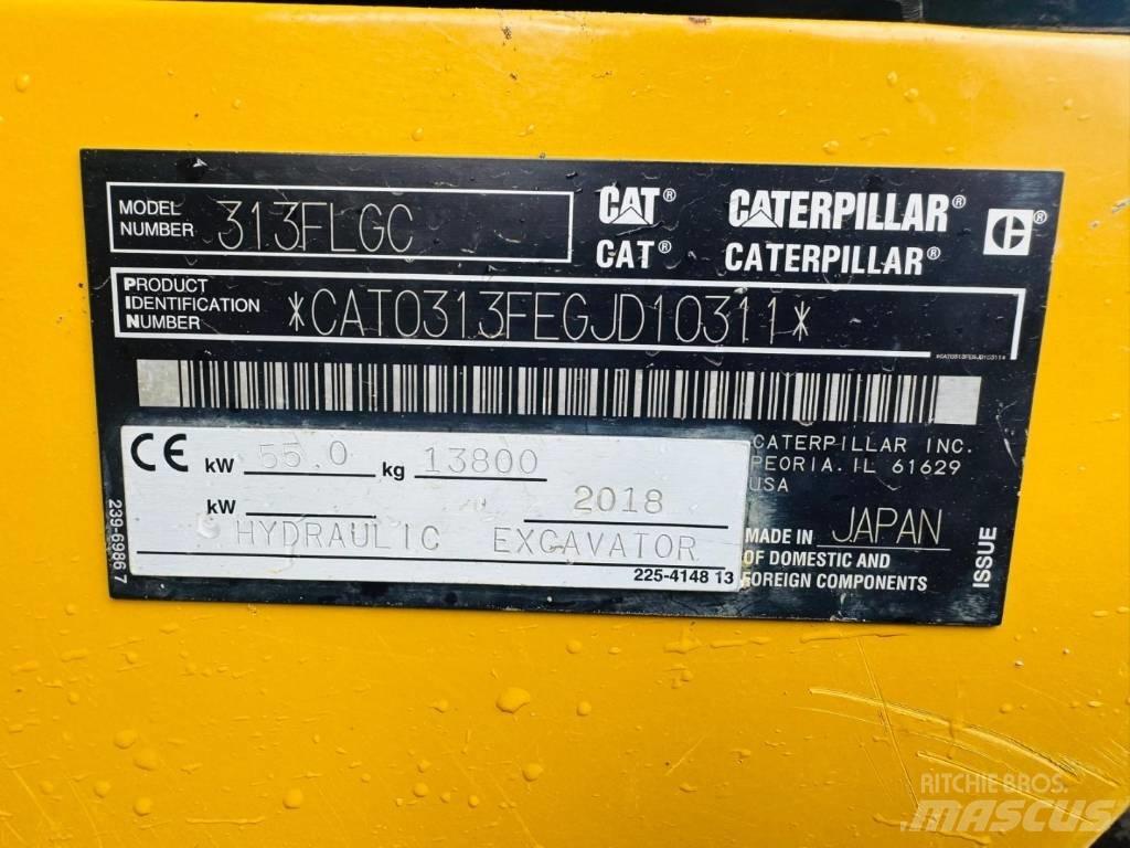 CAT 313 F LGC Pásová rýpadla