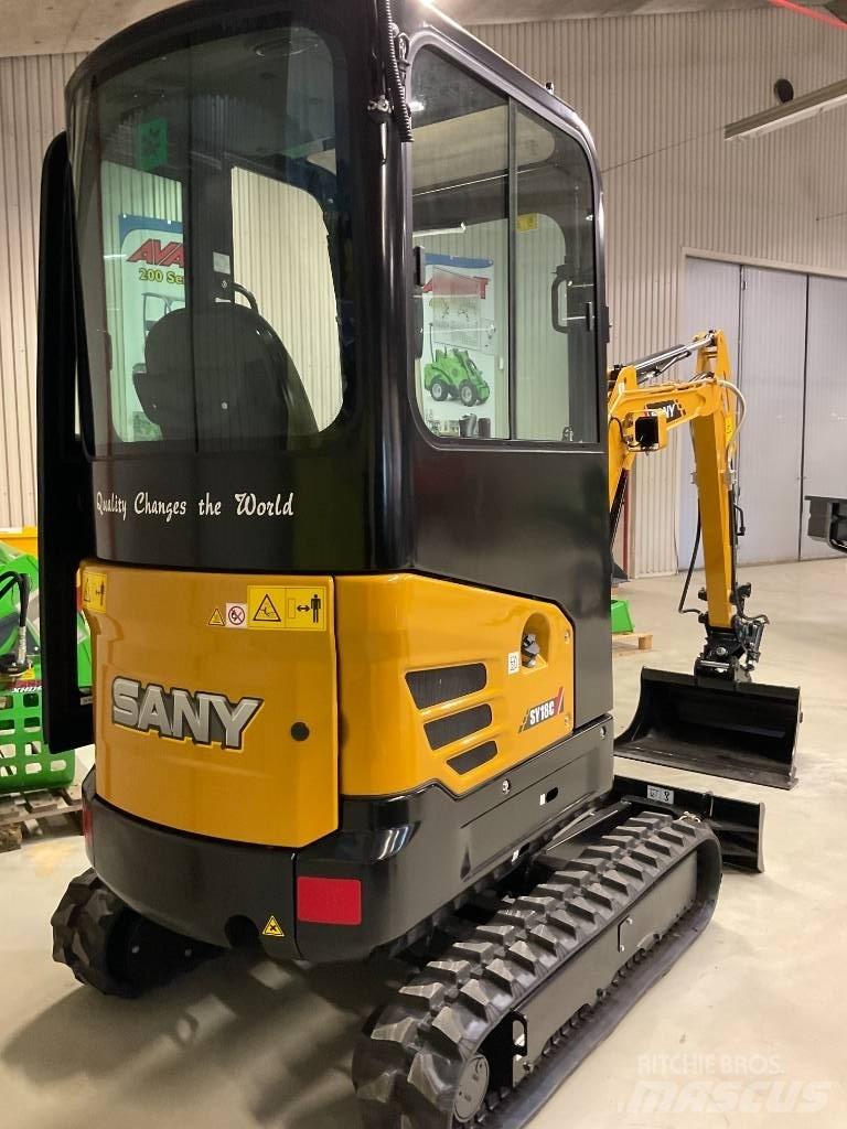 Sany SY 18 C + Trailer Mini rýpadla < 7t