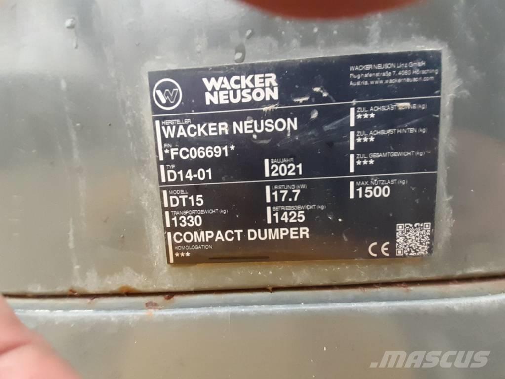Wacker Neuson DT15 Pásové dempry