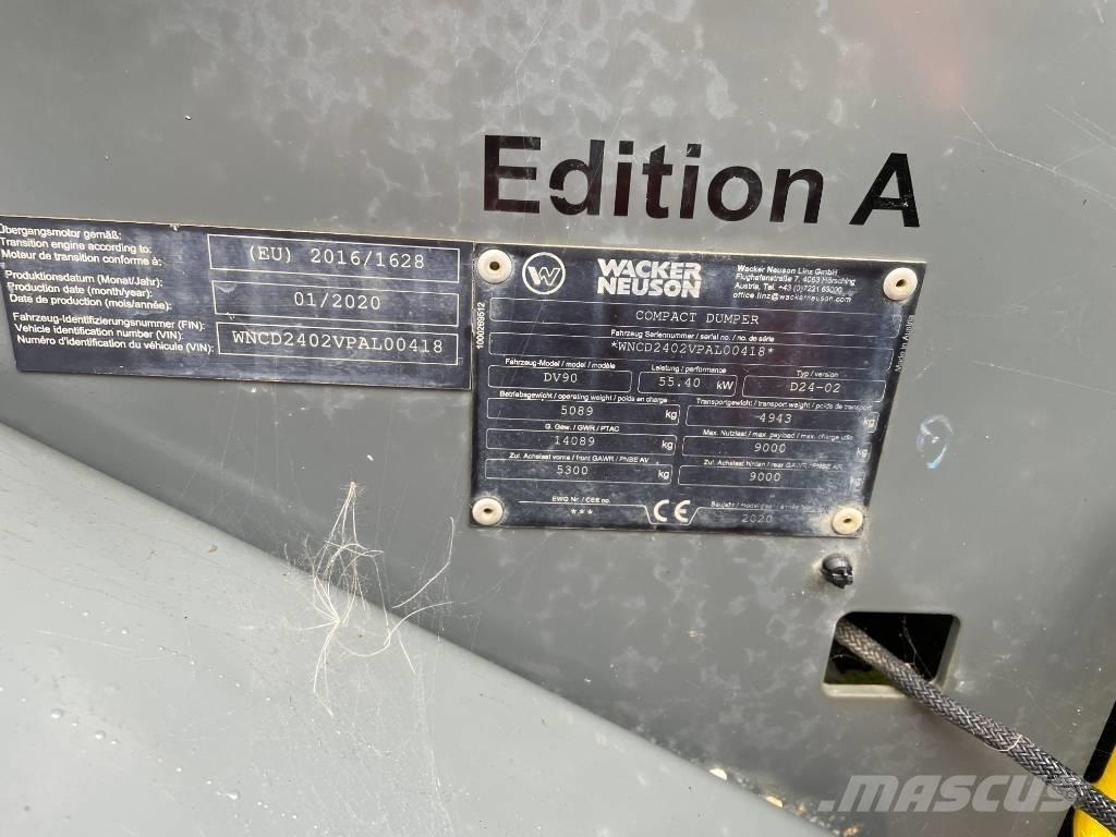 Wacker Neuson DV 90 Vyklápěcí dempry