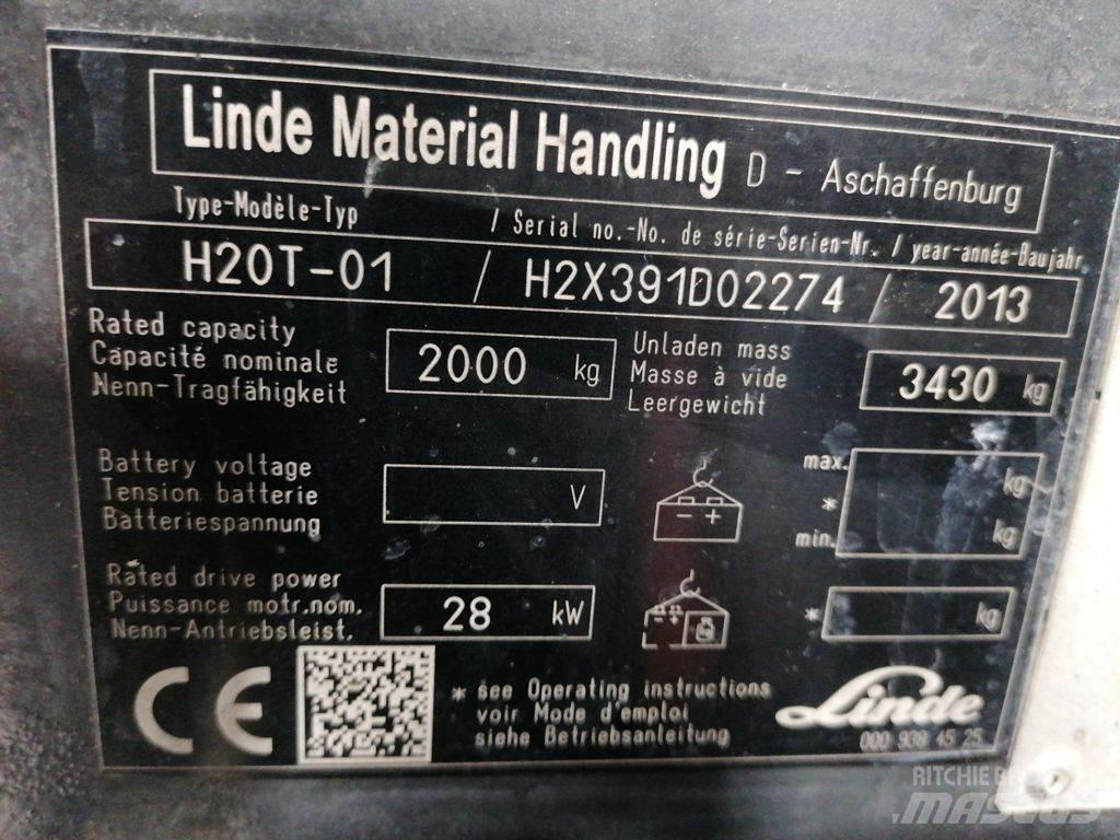 Linde H20T-02 LPG vozíky