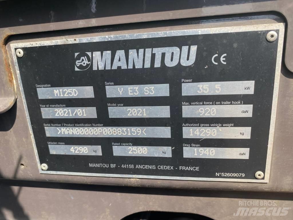 Manitou Mi25D Dieselové vozíky