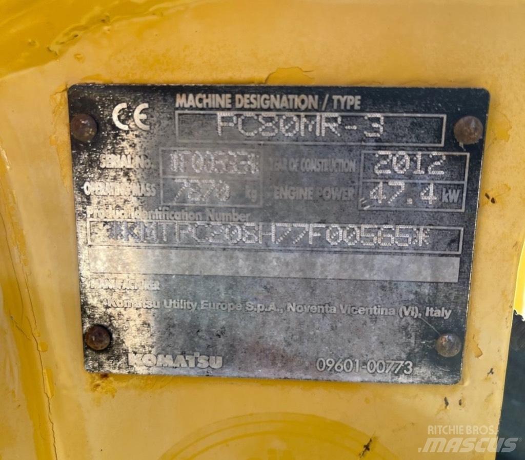 Komatsu PC 80 MR-3 Midi rýpadla 7t - 12t