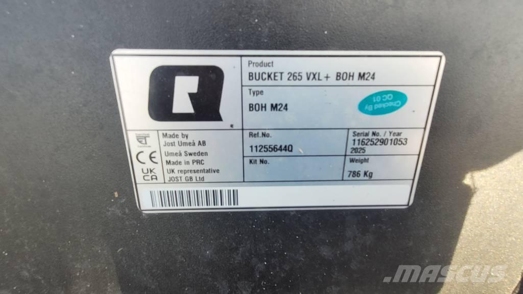 Quicke VXL+ 265 Příslušenství předního nakladače