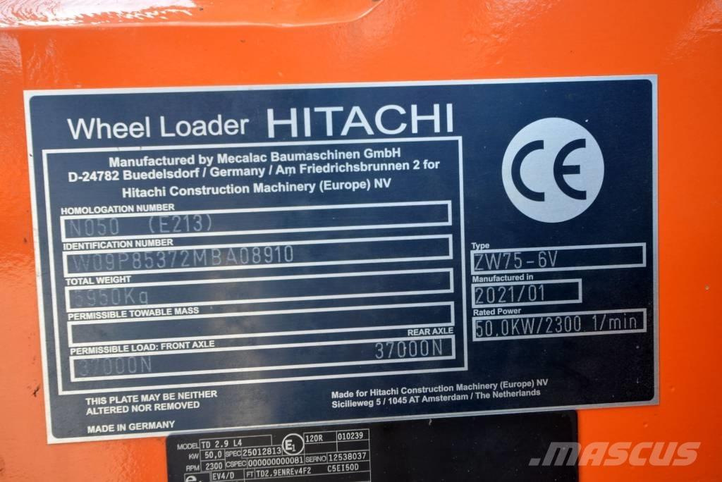 Hitachi ZW 75-6 Kolové nakladače