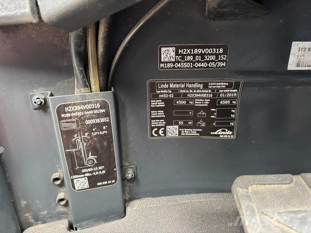 Linde H45D-02 EVO Dieselové vozíky