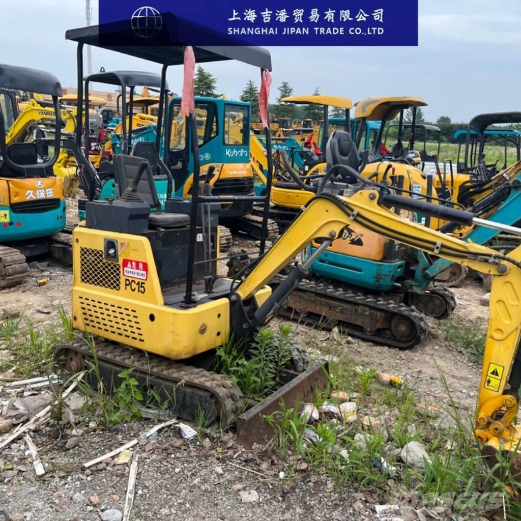 Komatsu PC 15 Pásová rýpadla