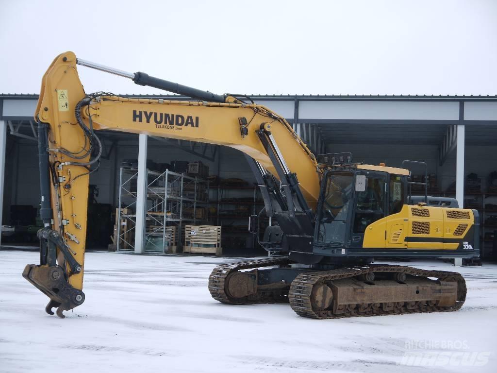 Hyundai HX 330 L Pásová rýpadla