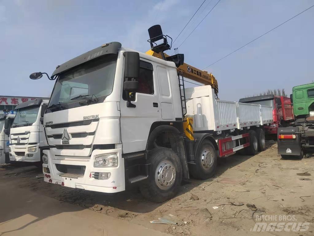 Howo 375 8X4 Autojeřáby, hydraulické ruky