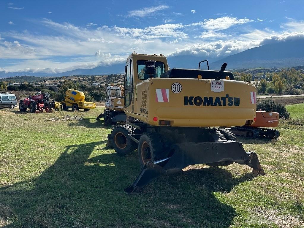Komatsu PW 170-6 Kolová rýpadla