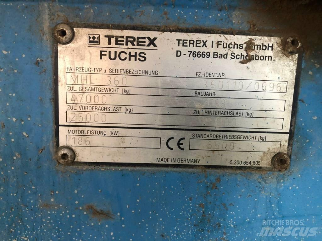 Terex Fuchs MHL 360 Kolová rýpadla