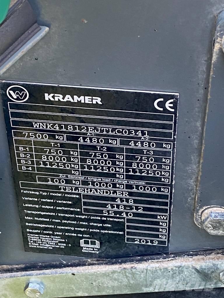 Kramer KT 276 Teleskopické nakladače pro zemědělství