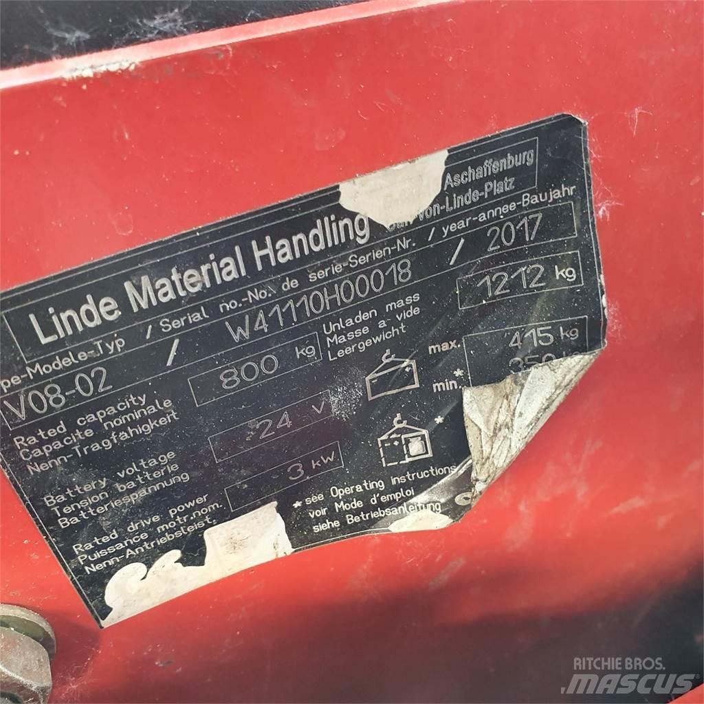 Linde V08-02 Střednězdvižný vozík