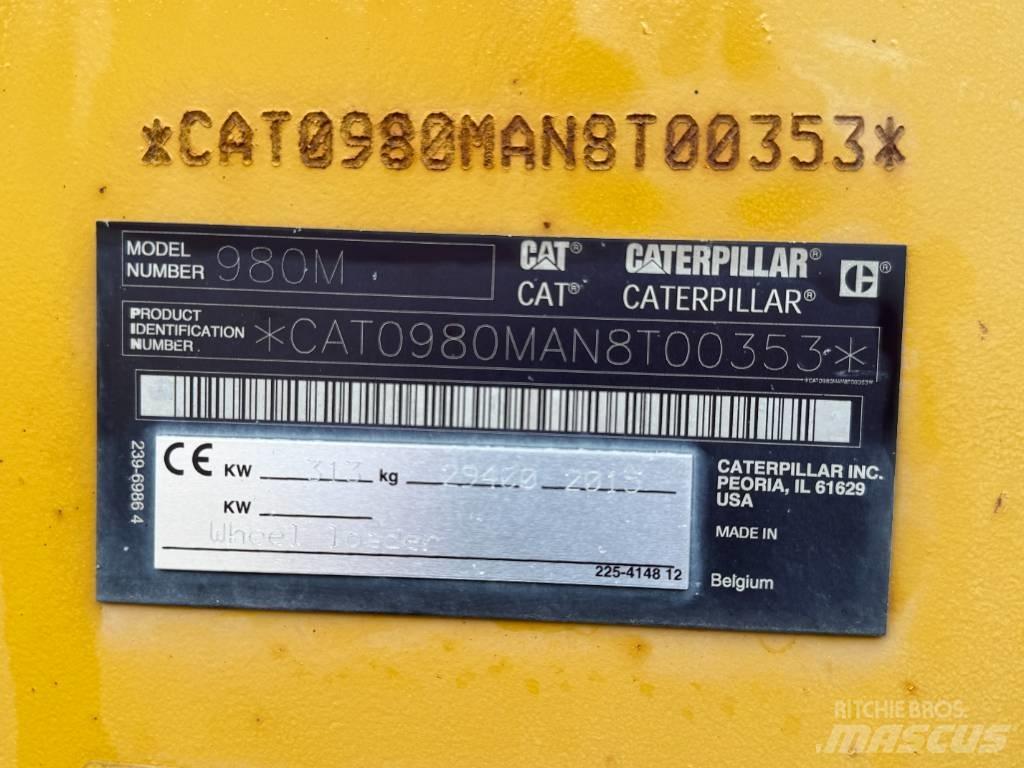 CAT 980 M Kolové nakladače