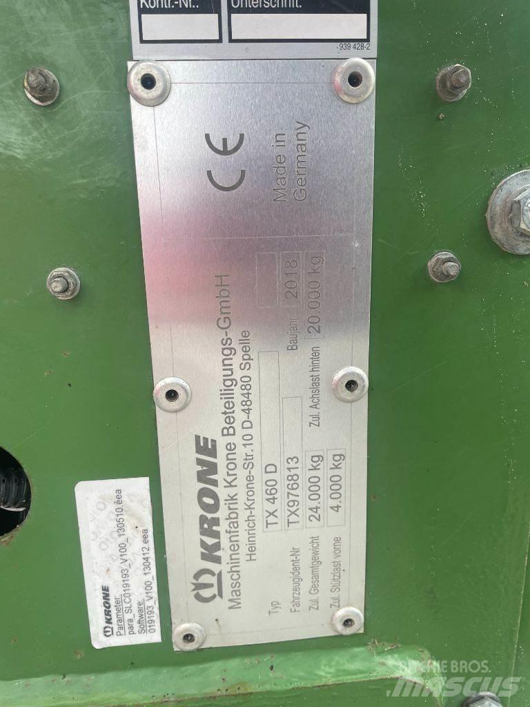 Krone TX 460 D Další přívěsné vozíky
