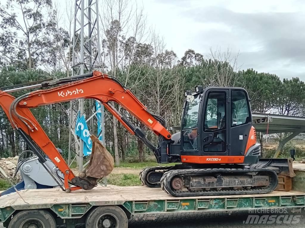 Kubota KX 080-4 Midi rýpadla 7t - 12t