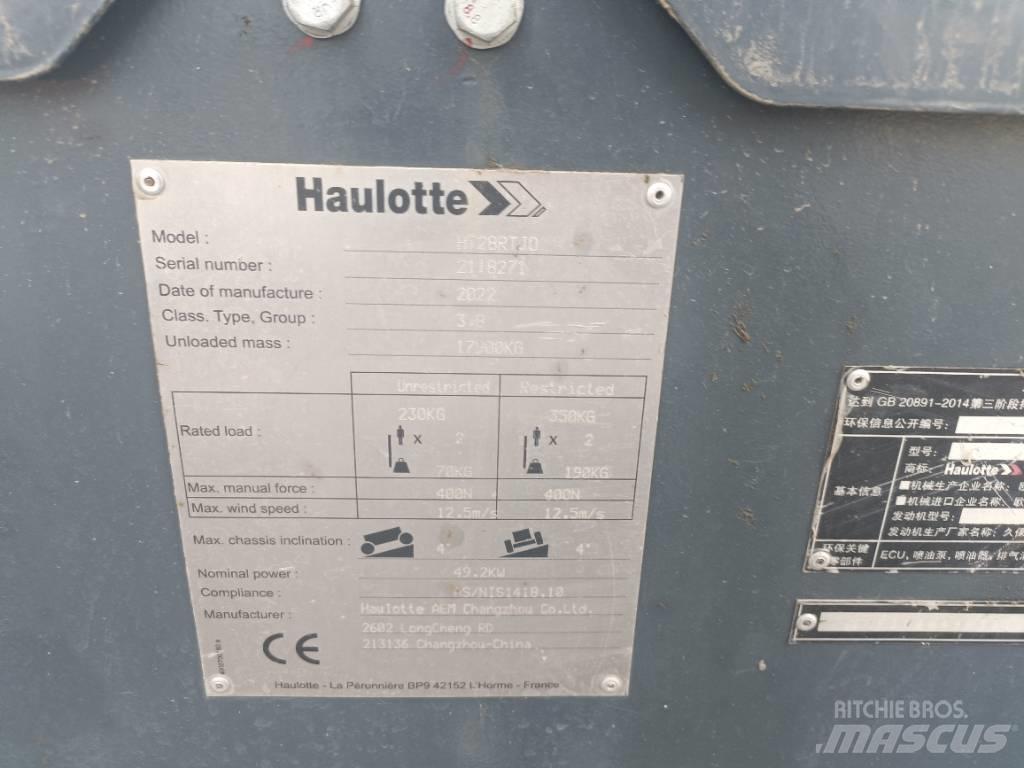 Haulotte HT28RTJO Teleskopické plošiny