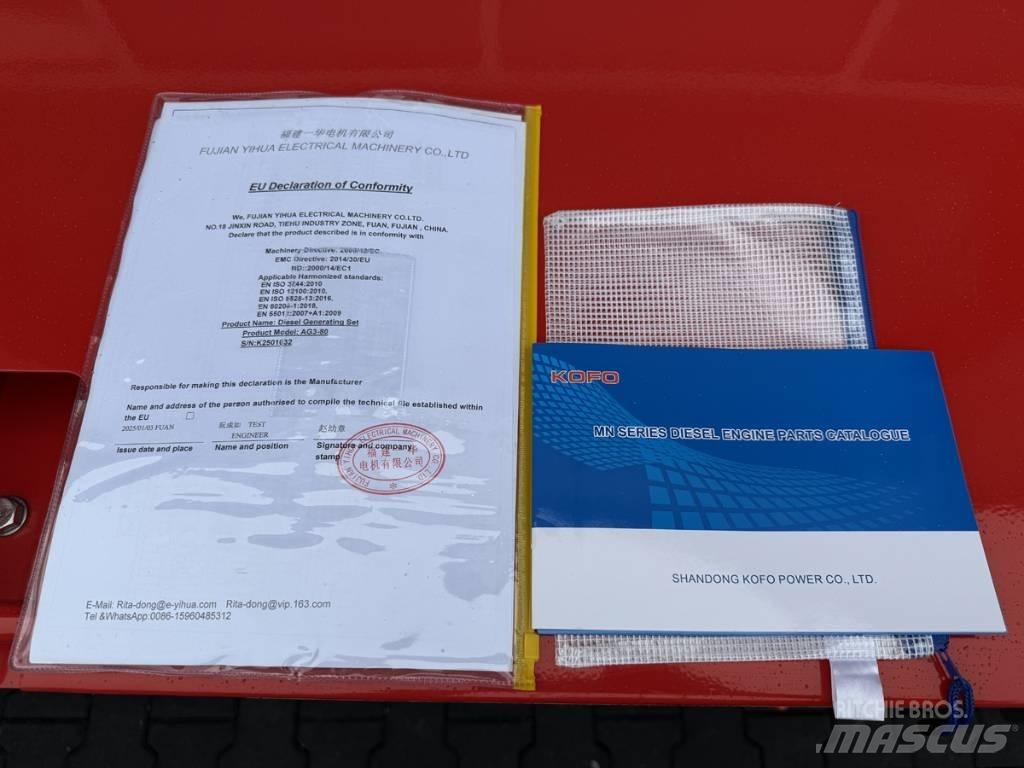 Ashita 80 KVA Naftové generátory
