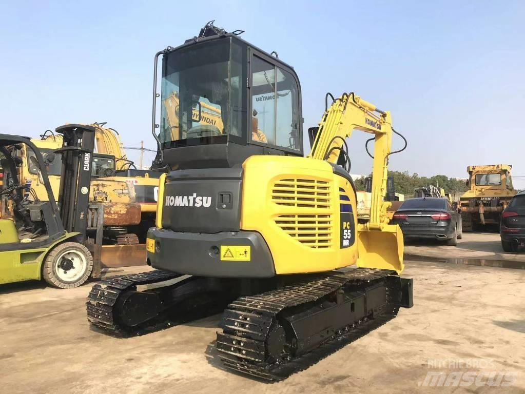 Komatsu PC 55 Pásová rýpadla