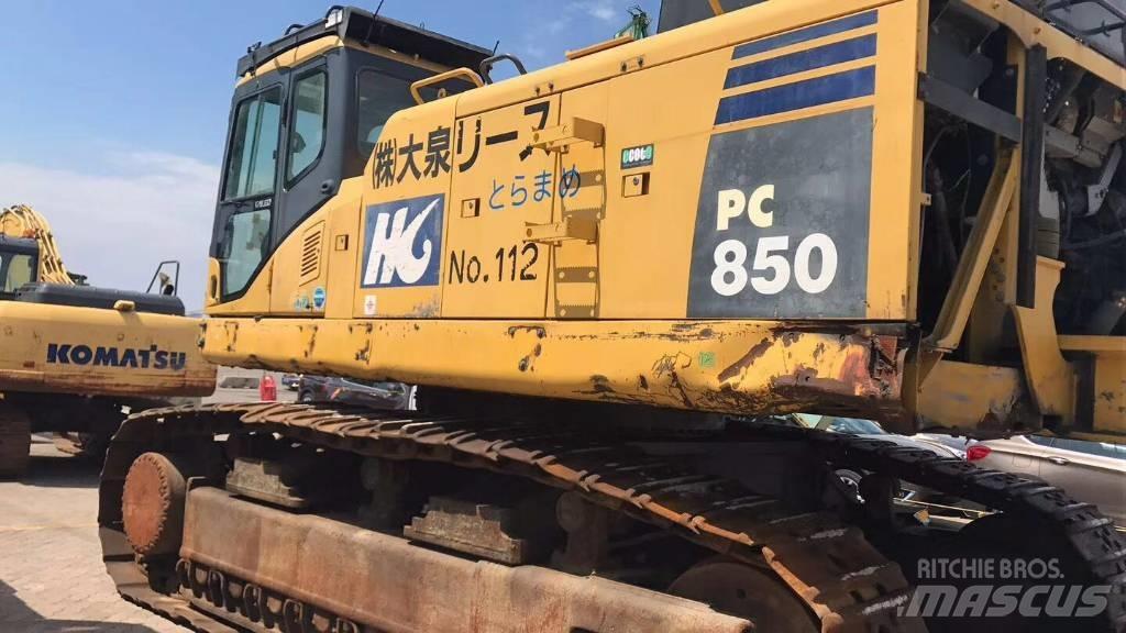 Komatsu PC 850 SE Pásová rýpadla