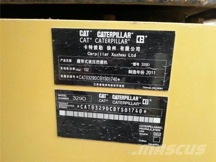 CAT 329 D Pásová rýpadla