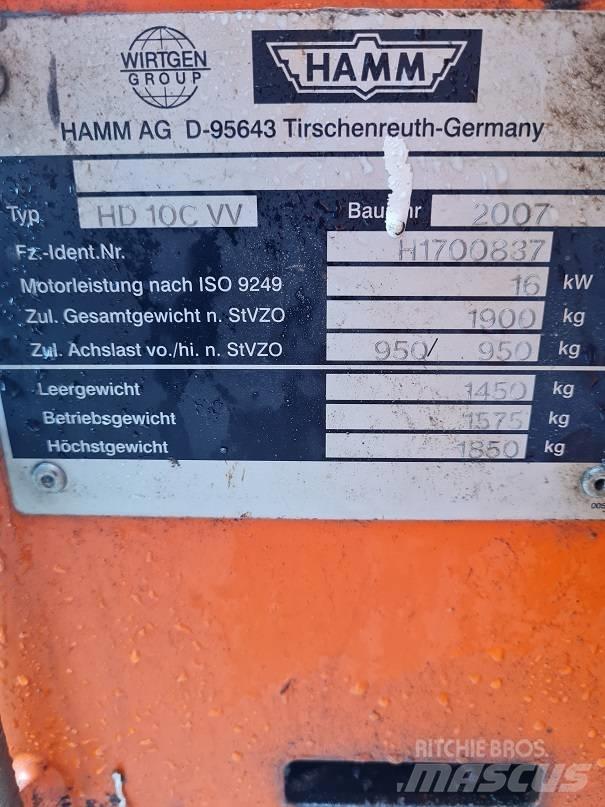 Hamm HD 10 C W Tandemové válce