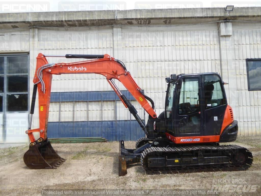 Kubota KX080-4 Midi rýpadla 7t - 12t