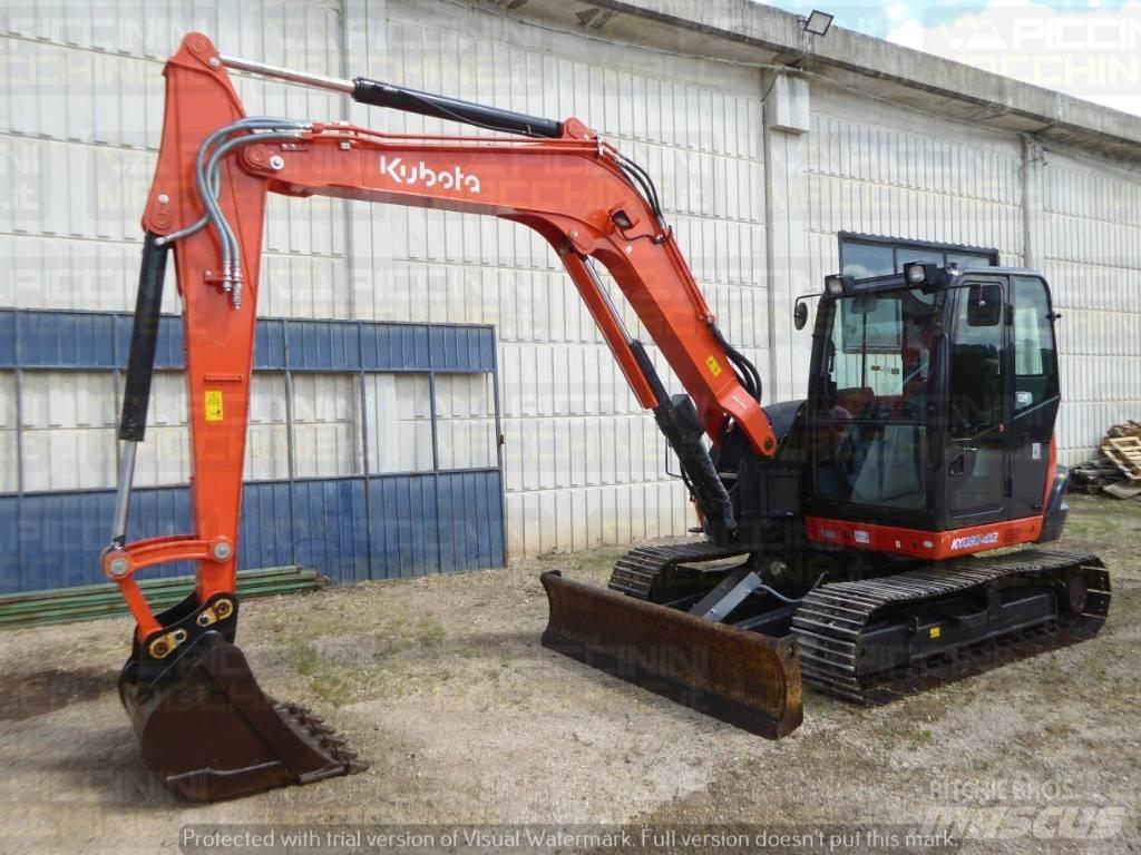 Kubota KX080-4 Midi rýpadla 7t - 12t
