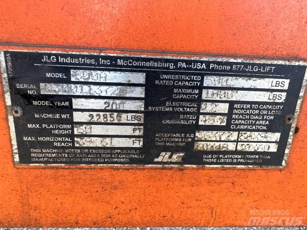 JLG 600A Kloubové plošiny