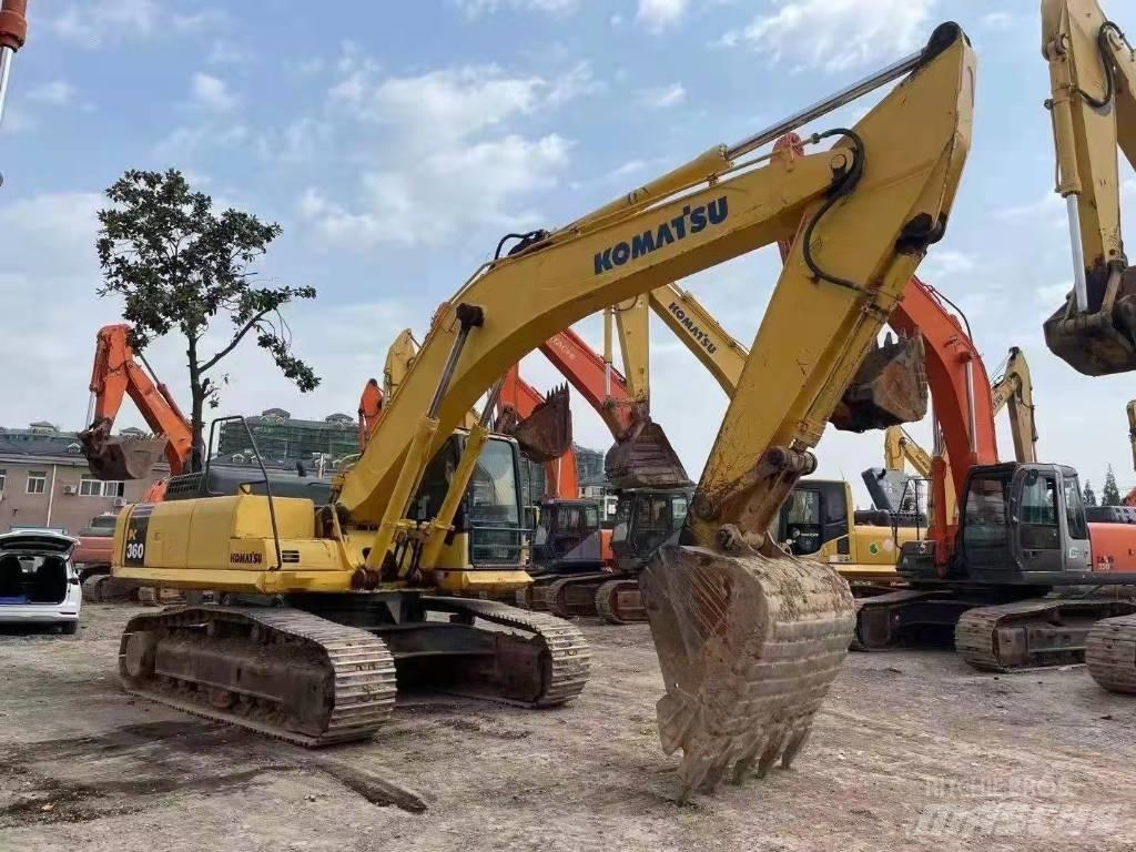 Komatsu PC 360-7 Pásová rýpadla