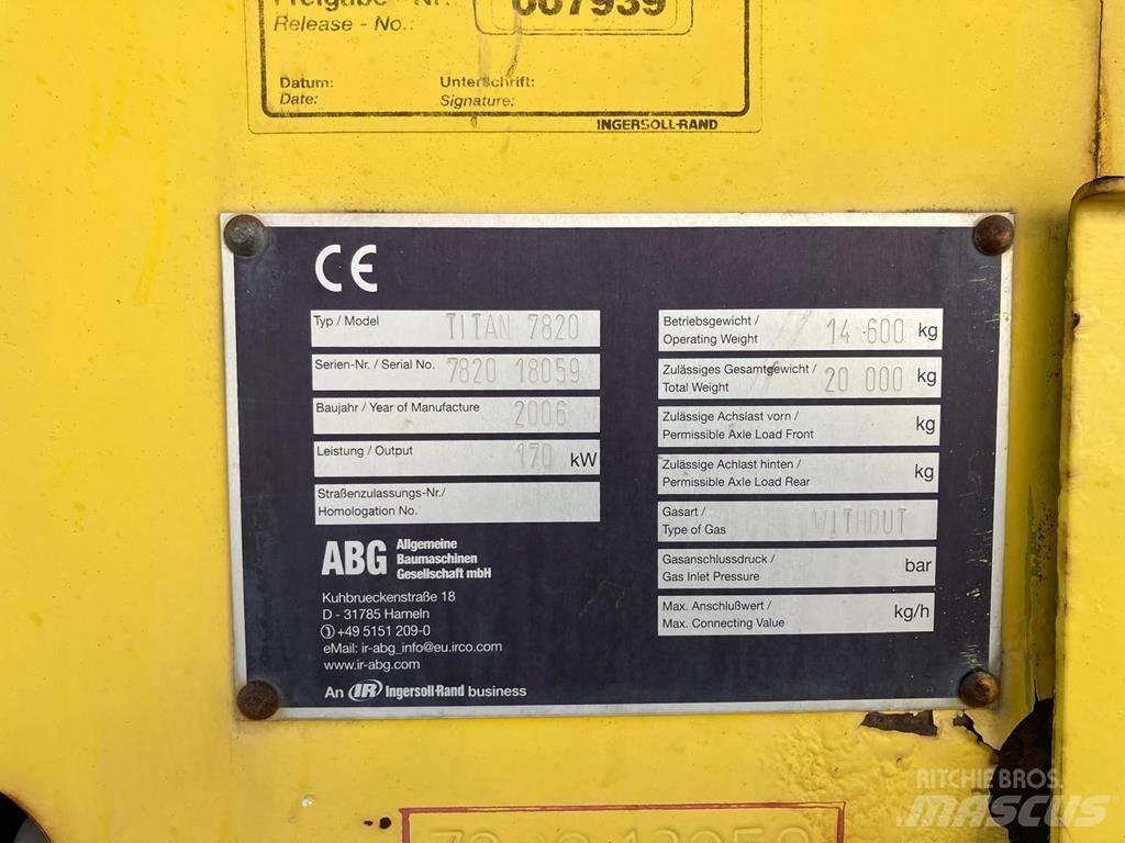 ABG Titan 7820 Finišery