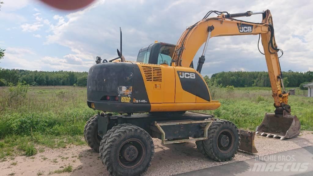 JCB JS 145 W Kolová rýpadla