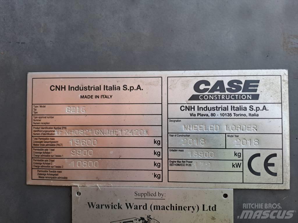 CASE 821GXR Kolové nakladače