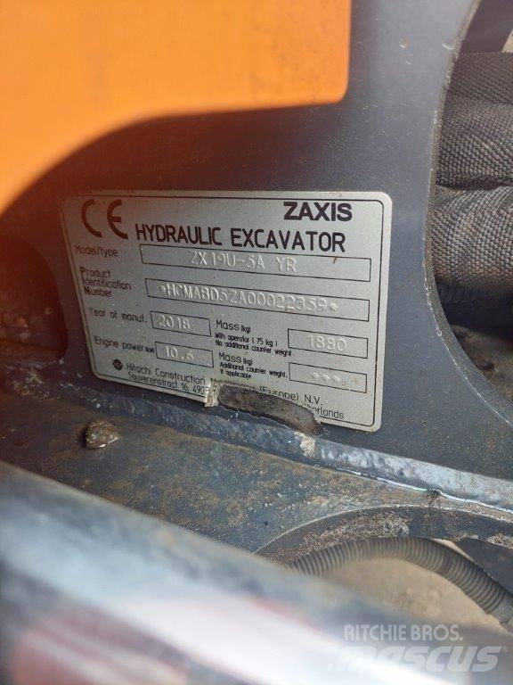 Hitachi ZX 19 U-5 Mini rýpadla < 7t