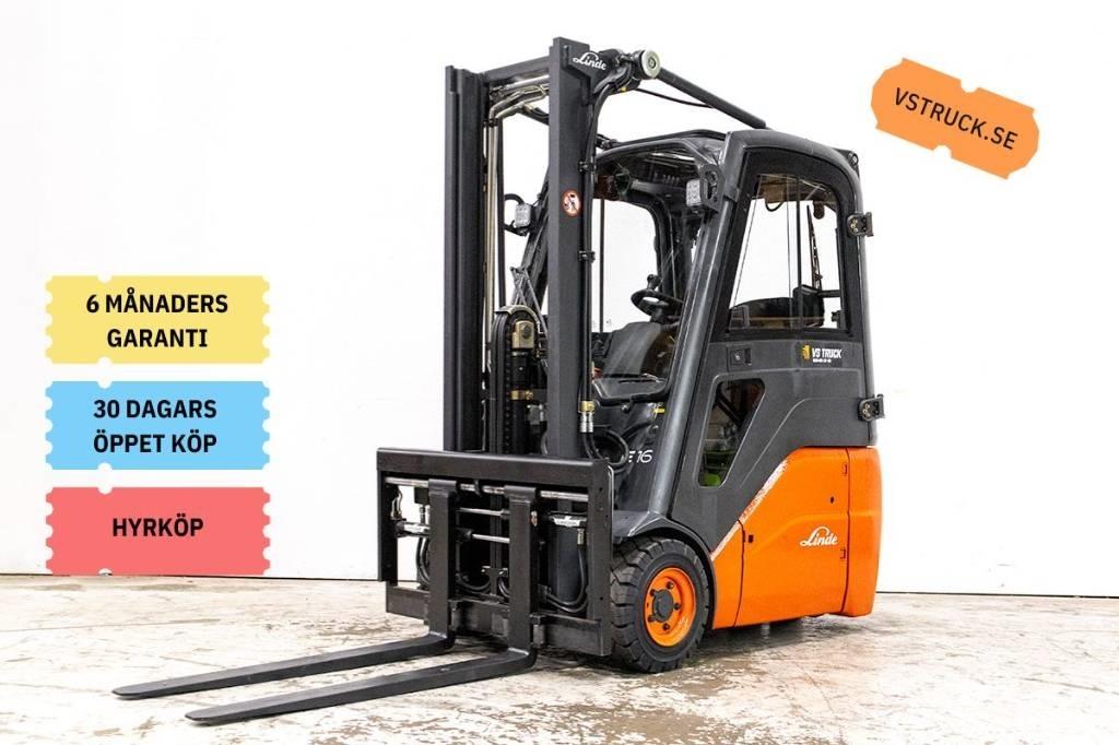 Linde E 16 Akumulátorové vozíky