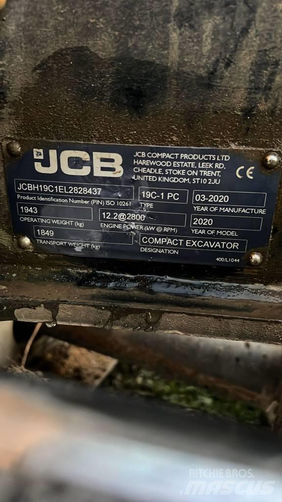 JCB 19 C-1 Mini rýpadla < 7t