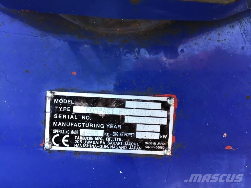 Takeuchi TB 250 Mini rýpadla < 7t