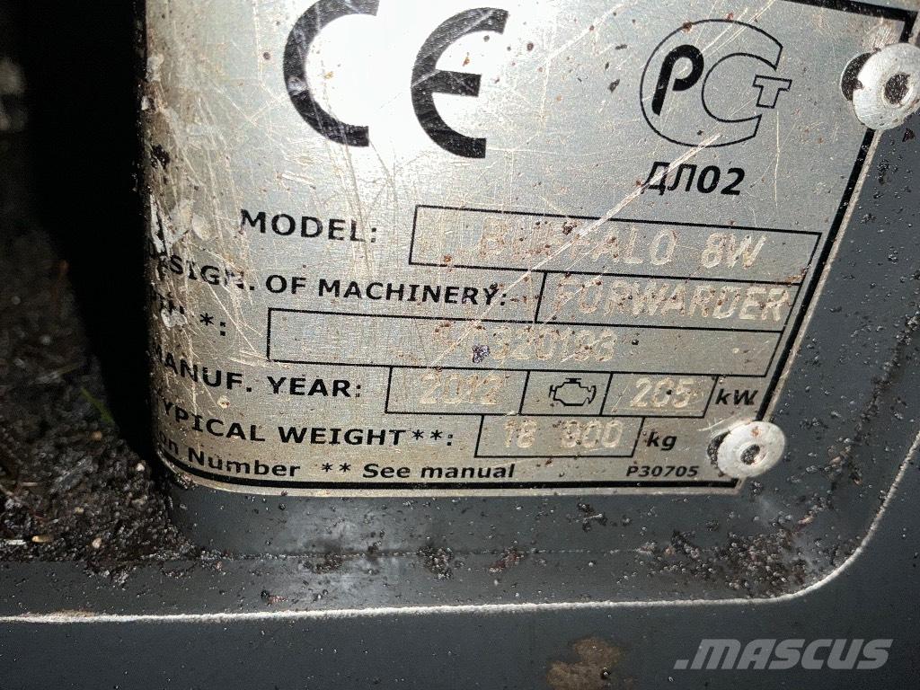 Ponsse BUFFALO+ 8W Vyvážecí traktory