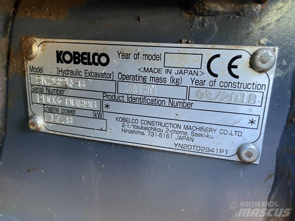 Kobelco SK 28 SR Mini rýpadla < 7t
