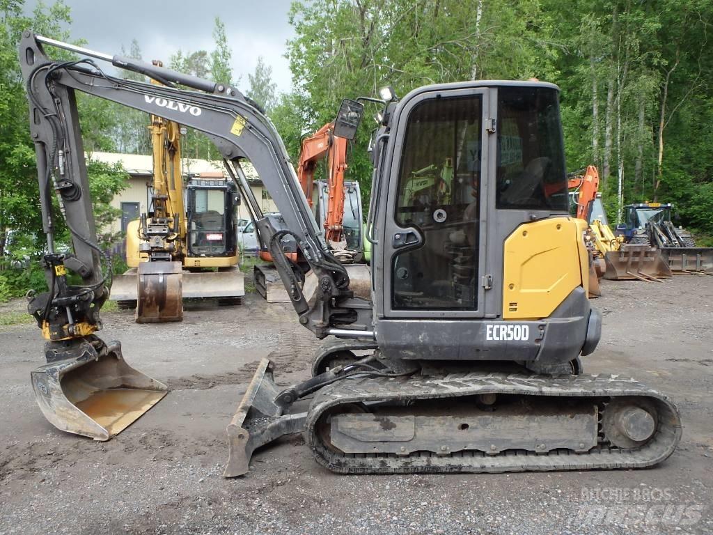 Volvo ECR 50 D Mini rýpadla < 7t
